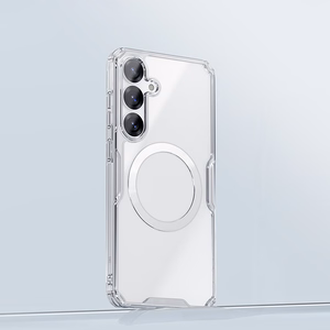 Nillkin Nature TPU Pro Magnetinis dėklas telefonui su MagSafe Samsung S25 - Baltas