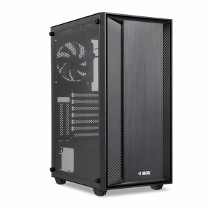 iBox CETUS 906 Midi Tower juodas kompiuterio korpusas