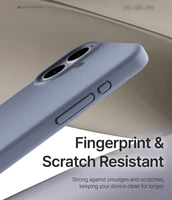 Dėklas Mercury Pure Magsafe Silicon Case Apple iPhone 17 levandos pilka