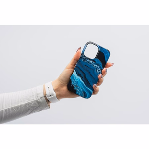 FORCELL F-PROTECT Mirage, karinio lygio dėklas su MagSafe, suderinamas su IPHONE 15 gili jūra