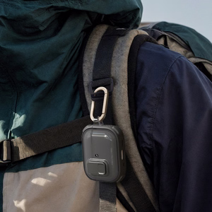 "AmazingThing Titan Pro Mag Case Clear for AirPods Pro 3" - Juodas