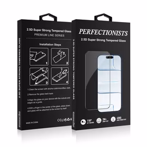 LCD apsauginis stikliukas Perfectionists 2.5D Super Strong Tempered Glass Apple iPhone 15/16 juodas