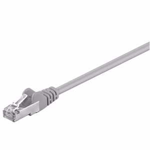 Goobay 50126 – komutacinis tinklo kabelis, CAT 5e, F/UTP, RJ45 (8P8C), pilkas