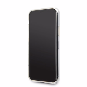 Guess GUHCN58PCUGLPBL iPhone 11 Pro розово-синий/розово-синий жёсткий чехол Glitter Gradient