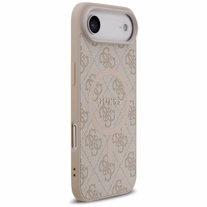 "Guess 4G Ring Classic Logo MagSafe" dėklas "iPhone 17 Air" - Rožinis