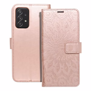 Чехол-книжка MEZZO для SAMSUNG A52 5G / A52 LTE (4G) / A52s 5G мандала розовое золото