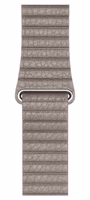 Originali Apple odinė Loop apyrankė 44/45/46MM MQVN2ZM/A SIZE M SMOKE GREY originali plomba