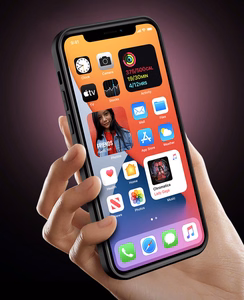 Ring Lens dėklas telefonui iPhone 14 Pro - raudonas