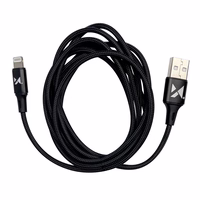 Wozinsky Kabelis USB - Lightning 2,4A 1m juodas (WUC-L1B)