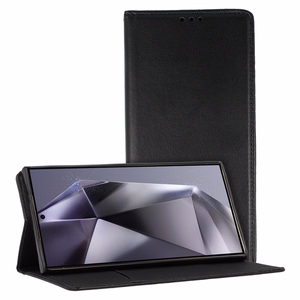 Išmanus magnetinis dėklas Xiaomi Redmi Note 12 5G/Poco X5 - juodas