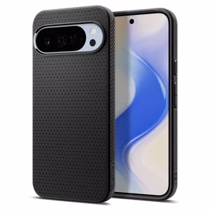 Spigen Liquid Air dėklas telefonui Google Pixel 10 Pro XL - matinės juodos spalvos