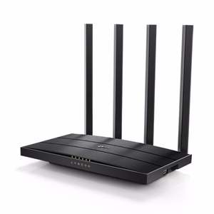 TP-Link Archer C6U belaidis maršrutizatorius Gigabit Ethernet dviejų dažnių (2.4 GHz / 5 GHz) juodas