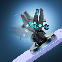 Crong Carclip Magnetic - MagSafe Magnetic Car laikiklis (juodas)