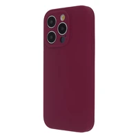 Soft Touch Mag dėklas iPhone 13 6,1" bordo