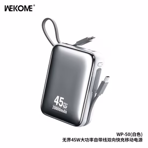Power Bank WK Design "WP-50" white 20000mAh (45W)