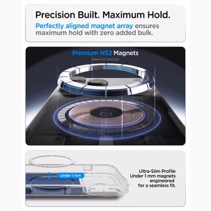 Spigen Ultra Hybrid MagSafe dėklas iPhone 18 Pro Max / 17 Pro Max, matinis mėlynas