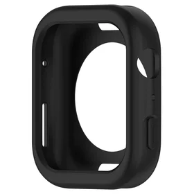 Silikoninis dėklas laikrodžiui Apple Watch 42 mm (Series 1/2/3) - juodas
