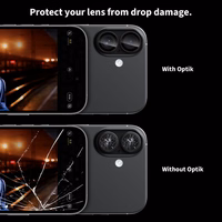 Tech-Protect Camring Fit+ kameros dangtelis, skirtas iPhone 17 – žalias