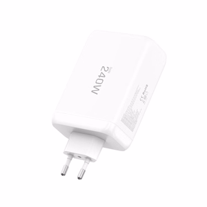 "Tech-Protect NC240W-GaN" 4 prievadų 240 W sieninis įkroviklis - baltas
