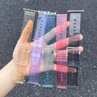 Silikoninis dirželis apyrankė apyrankė dirželis šviesa Apple Watch 42 / 44 mm - geltonas