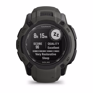 Garmin Instinct 2X Solar 2,79 cm (1.1") MIP 50 mm Skaitmeninis 176 x 176 pikseliai Lietimui jautrus ekranas Grafitas GPS (palydovinis)