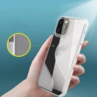 S-Case lankstus dangtelis TPU dėklas Huawei P40 Lite E mėlynas