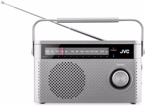 JVC RA-E315G – nešiojamasis radijas, pilkas