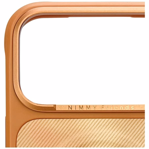 Nimmy Gentle Pets Series Dog MagSafe dėklas iPhone 17 Pro oranžinis
