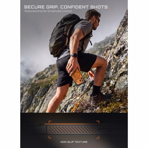 Supcase Grip Pro Mag MagSafe dėklas iPhone 18 Pro / 17 Pro – oranžinis