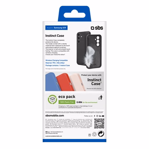 SBS Instinct dėklas, skirtas Samsung Galaxy S25, juodas