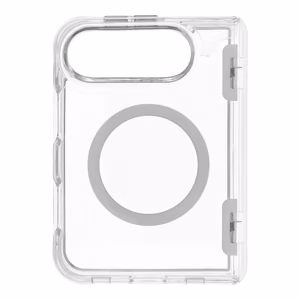 Case for iPhone Duo Forcell F-Protect 4sD-i Clear 2.5 mm Premium Hinge compatible with MagSafe transparent