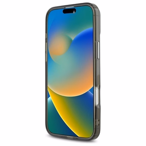 Karl Lagerfeld IML Metal Karl Head Magnetinis dėklas telefonui iPhone 16 - juodas