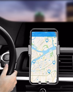 Ugreen automobilinis gravitacinis laikiklis ventiliacijos grotelėms pilkas (50564)