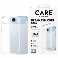 CARE by PanzerGlass Flagship Urban Explorer dėklas su permatomu rėmeliu iPhone Air - permatomas
