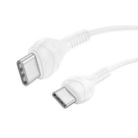 Kabelis USB C į USB C Hoco PD 60W 1 m X37 baltas