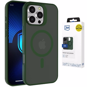 3mk Smoke MagCase for iPhone 16 Pro Max - žalias-Translucent