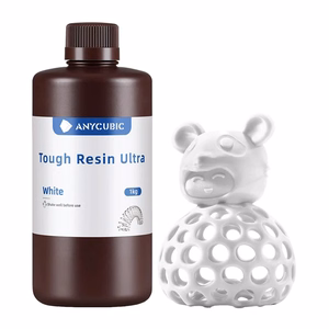 ANYCUBIC Tough Resin Ultra derva, balta
