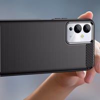 Karbono dėklas telefonui Infinix Note 12i (m) - juodas