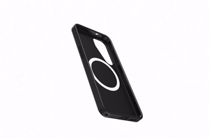 Samsung Symmetry Magnet Case dėklas, skirtas Samsung Galaxy S25, juodas