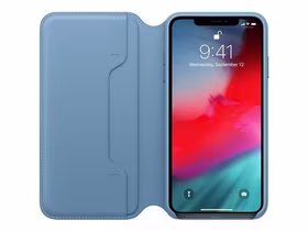odinis Folio dėklas MRX52ZM/A IPHONE XS MAX CAPE COD BLUE originali plomba