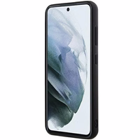 Karl Lagerfeld 3D Guminis Blizgus Logotipas dėklas Samsung Galaxy S24 - juodas