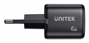 Unitek GaN tinklo įkroviklis 45W 2x USB-C PD 3.0 QC