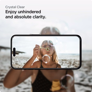 Spigen ALM Glass FC grūdintas stiklas iPhone 15 Pro - juodas 2 vnt.
