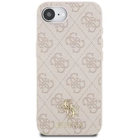 Guess 4G Mažas 4G ir Klasikinis MagSafe dėklas telefonui iPhone 16e - rožinė