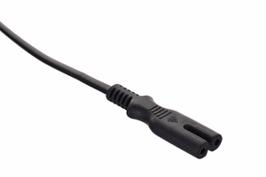 Savio CL-100 maitinimo laidas juodas 1.8 m IEC Type E (3.4 mm, 3.1 mm) IEC C7
