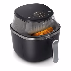 Philips 3000 series NA331/00 gruzdintuvė Vienas 6,2 L Autonominės 1700 W Karšto oro gruzdintuvė Juoda, Sidabras