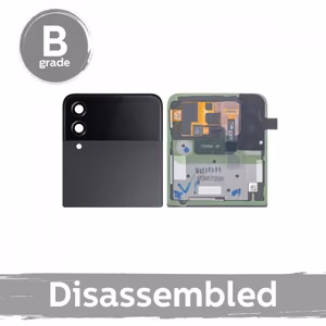 LCD ekranas, suderinamas su Samsung F721 Z Flip4 (išorinis) su rėmeliu / Grafito / (9/10 išardytas)