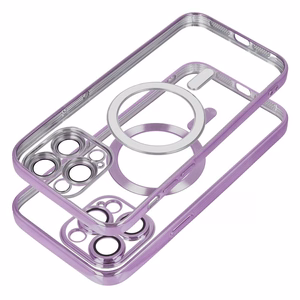 ELECTRO MAG COVER dėklas telefonui suderinamas su MagSafe iPhone 11 Pro giliai violetinis