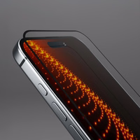 SBS grūdintas stiklas D3O su rėmeliu iPhone 16 Plus / iPhone 15 Plus