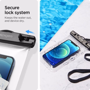 Spigen Aqua Shield A601 dėklas atsparus vandeniui IPX8 - permatomas 2 vnt.